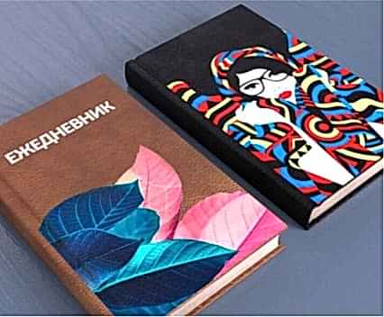 Уф печать на ежедневниках