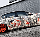 Печать на виниловой пленке для авто